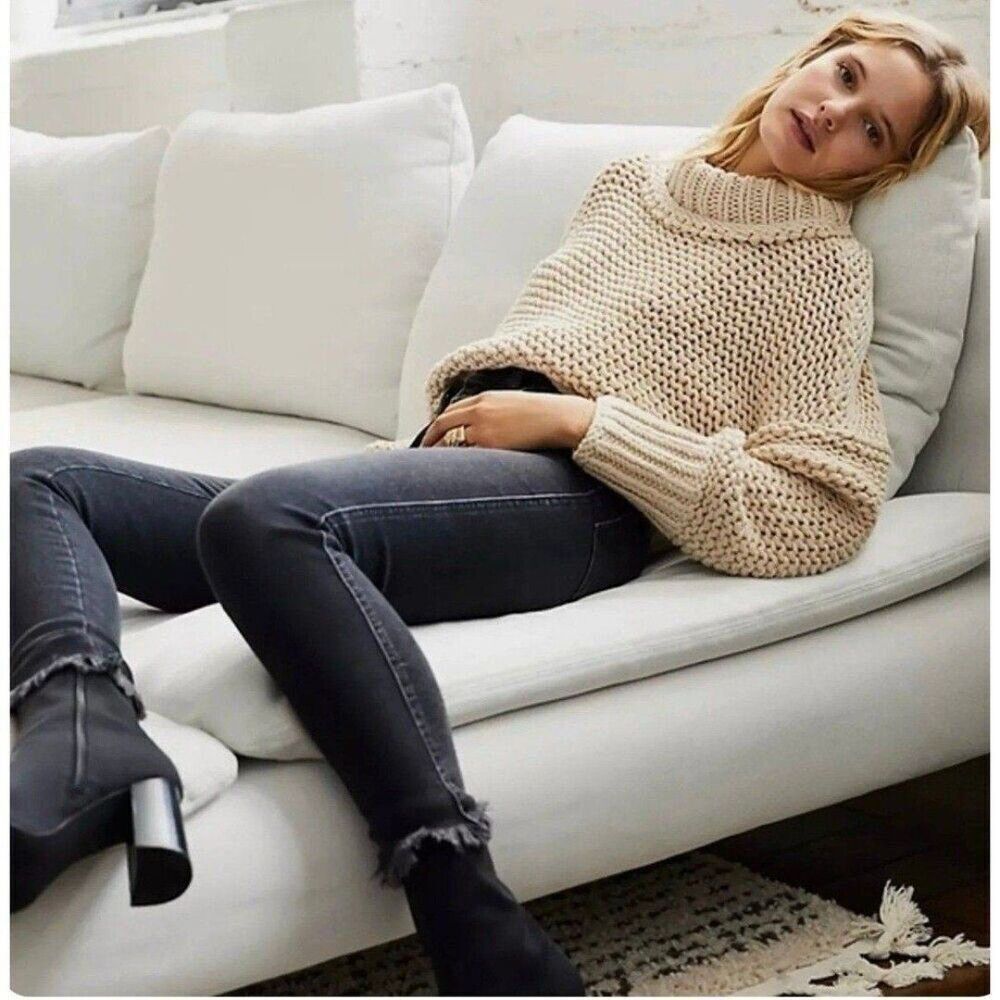 Free People NWT Women Size 25 Black Raw Hem High Rise Jeggings Skinny Jeans